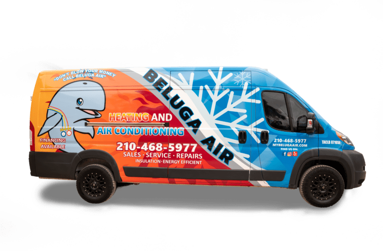 At Beluga Air we keep our vans stocked up and ready to go.