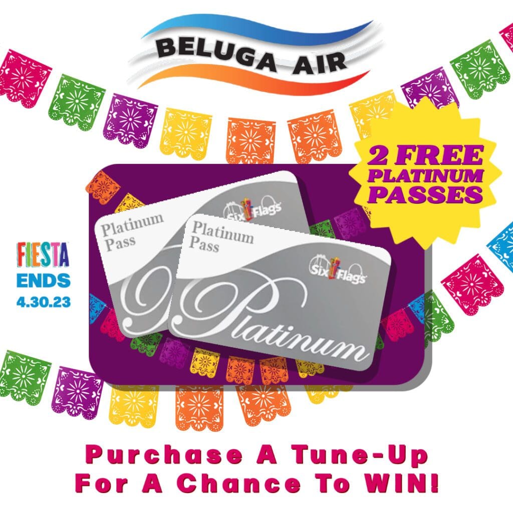HVAC Service Company Beluga Air San Antonio Six Flags Platinum Pass